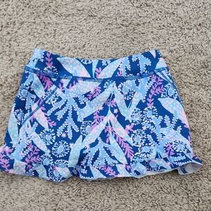 Lilly Pulitzer Luxletic Blue Skirt Girls